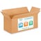 Idl Packaging 28 in x 12 in x 12 in Shipping Box, Kraft, Corrugate, Single Wall, 200#, 5 PK B-281212-5 - alternate 1